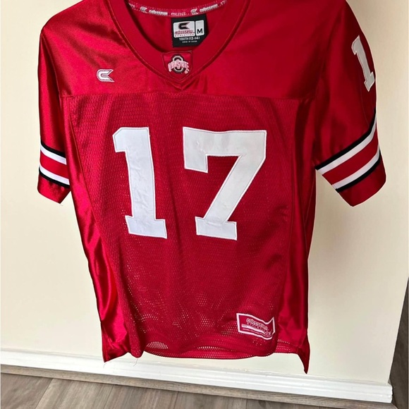 Ohio State Red and White Football Jersey - Picture 1 of 2